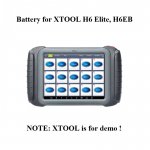 Battery Replacement for XTOOL H6 Elite H6EB Diagnostic Tool